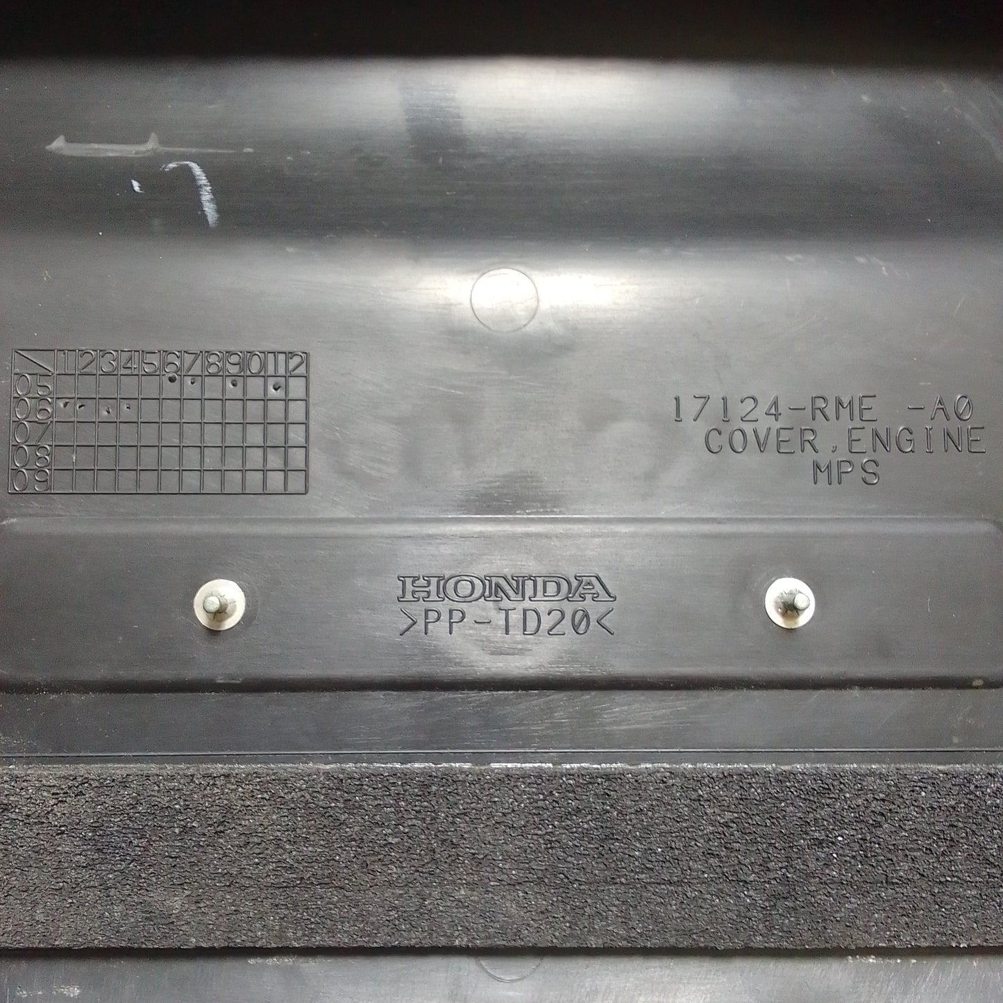 Embellecedor Motor Honda Fit