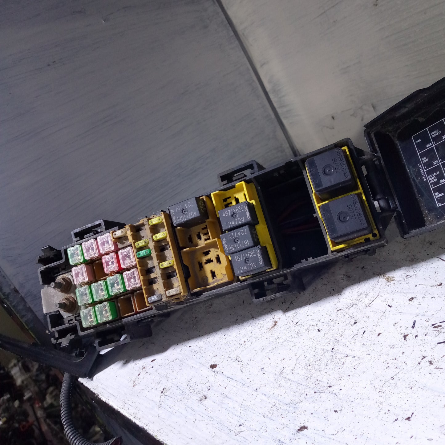 Fusilera Grand Cherokee 2000