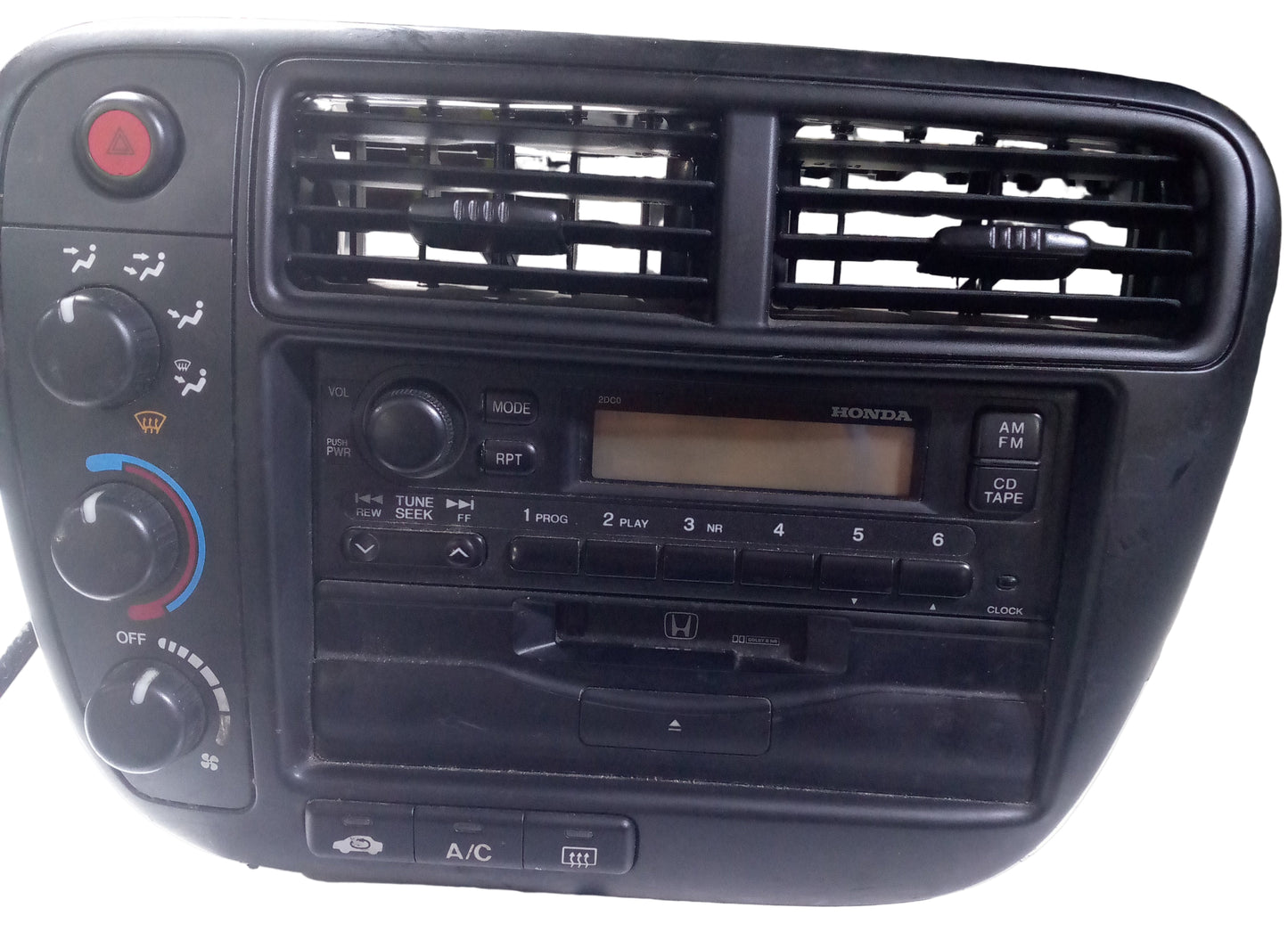 Tablero Central Honda Civic 1999 2000 Radio Reproductor
