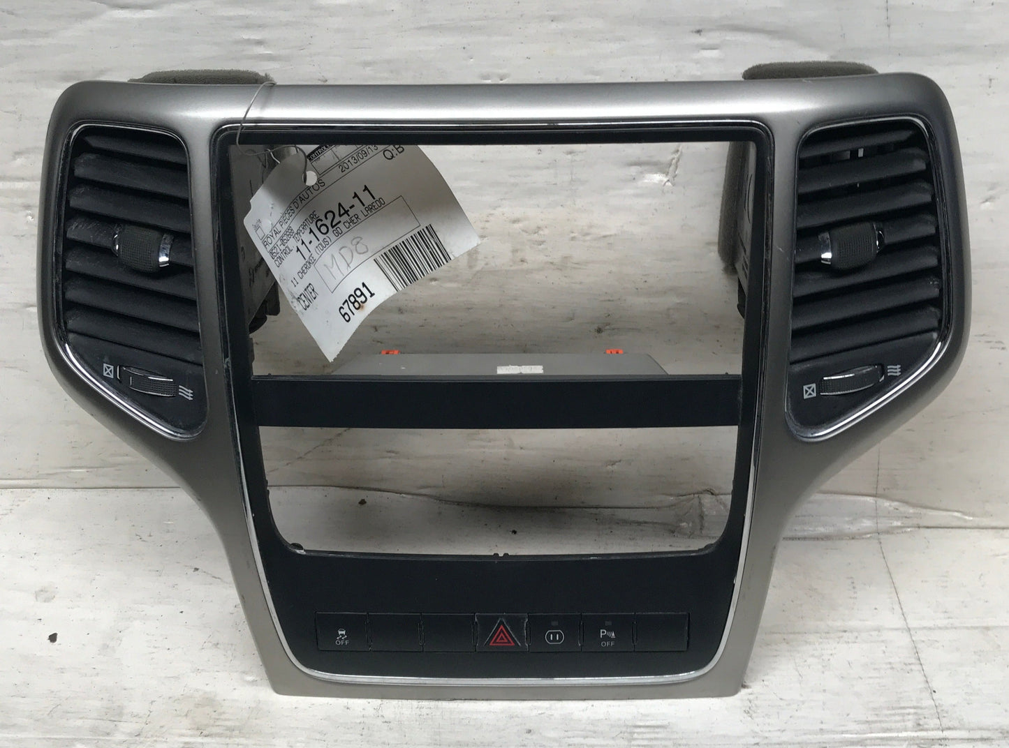 Tablero Central Rejilla Jeep Grand Cherokee 2011 2016