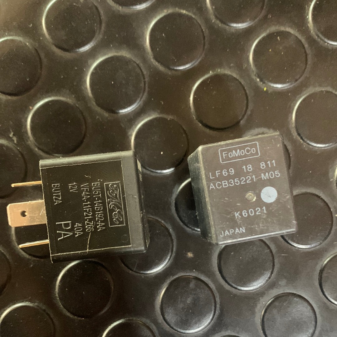 Rele Relay 4 patas 12v 20amp Original (Negro)