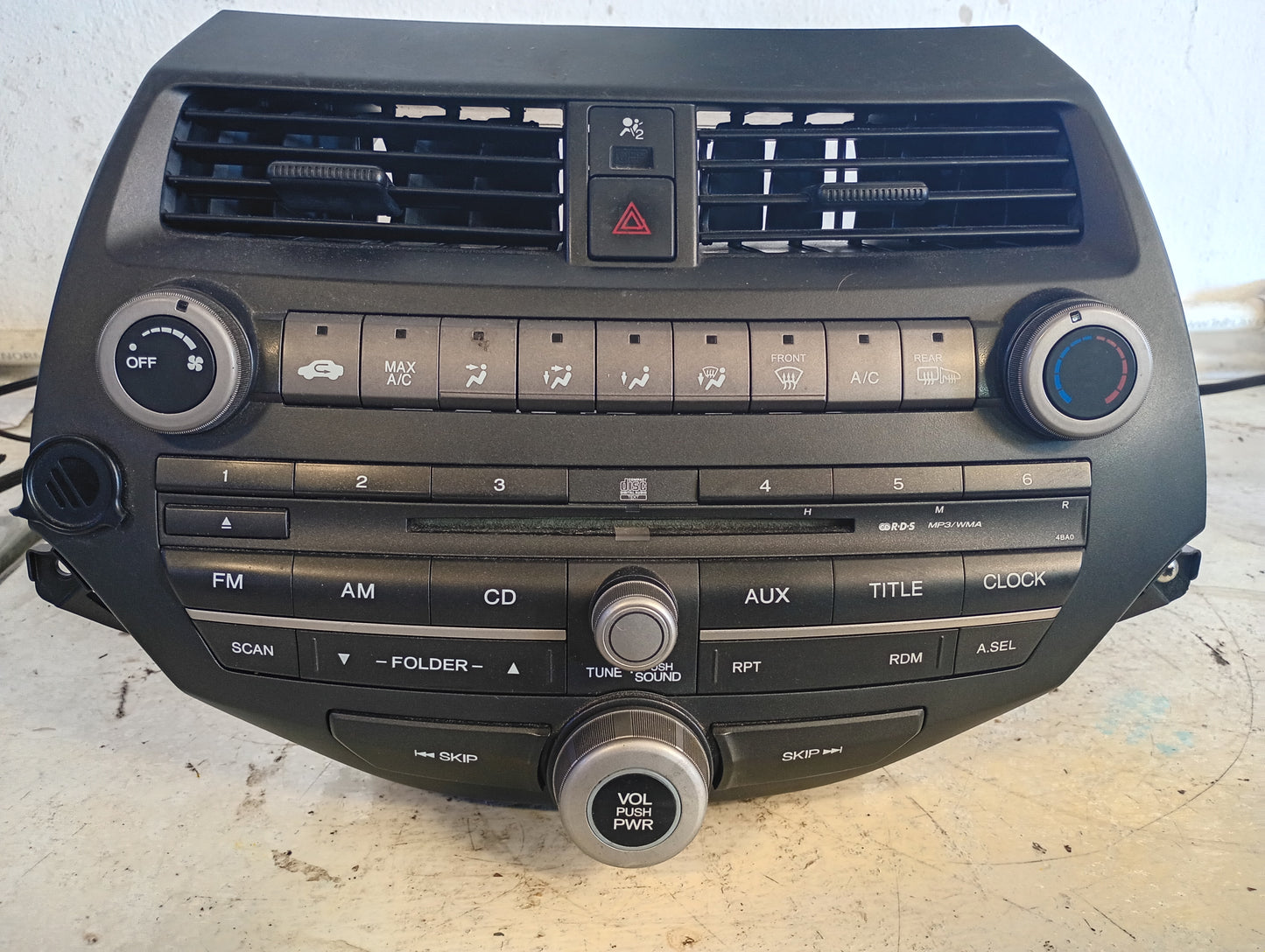 Mando Aire Acondicionado Radio Honda Accord 2008 2010