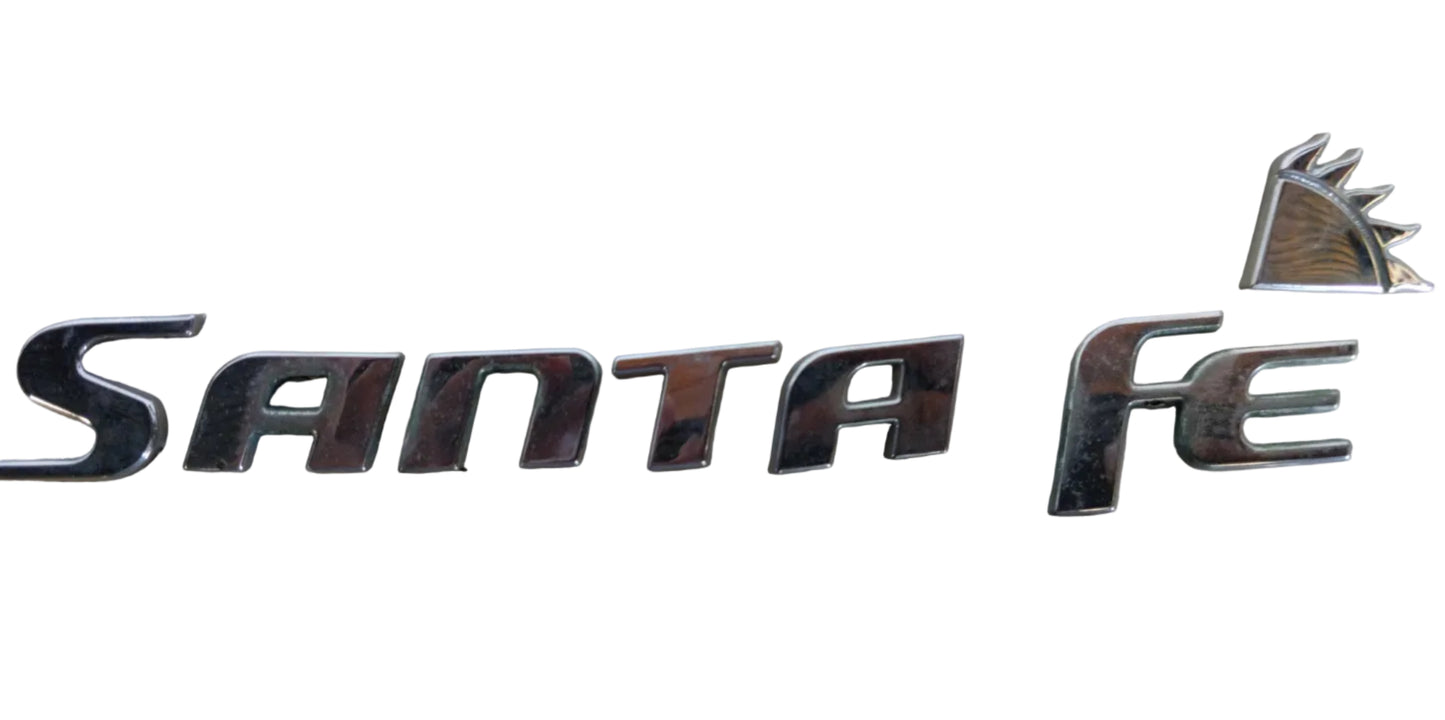 Emblema Letra Santa Fe Hyundai 2000 2005