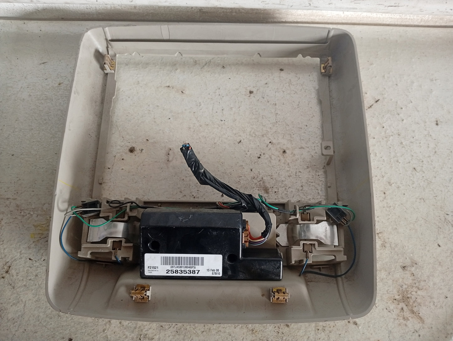 Lampara Luz Techo Trasera Chevrolet Silverado 2008