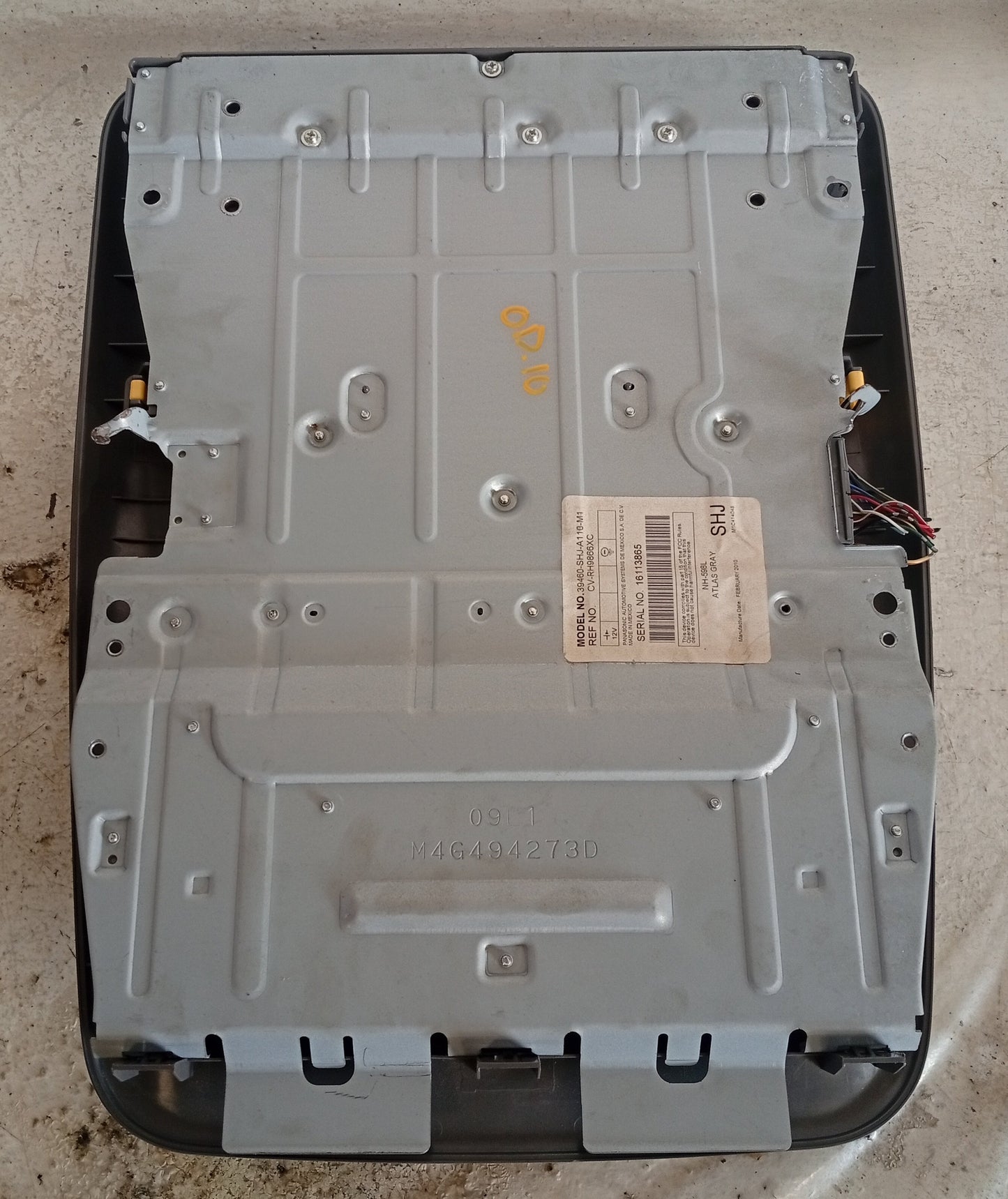 Pantalla Techo Honda Odyssey 2010
