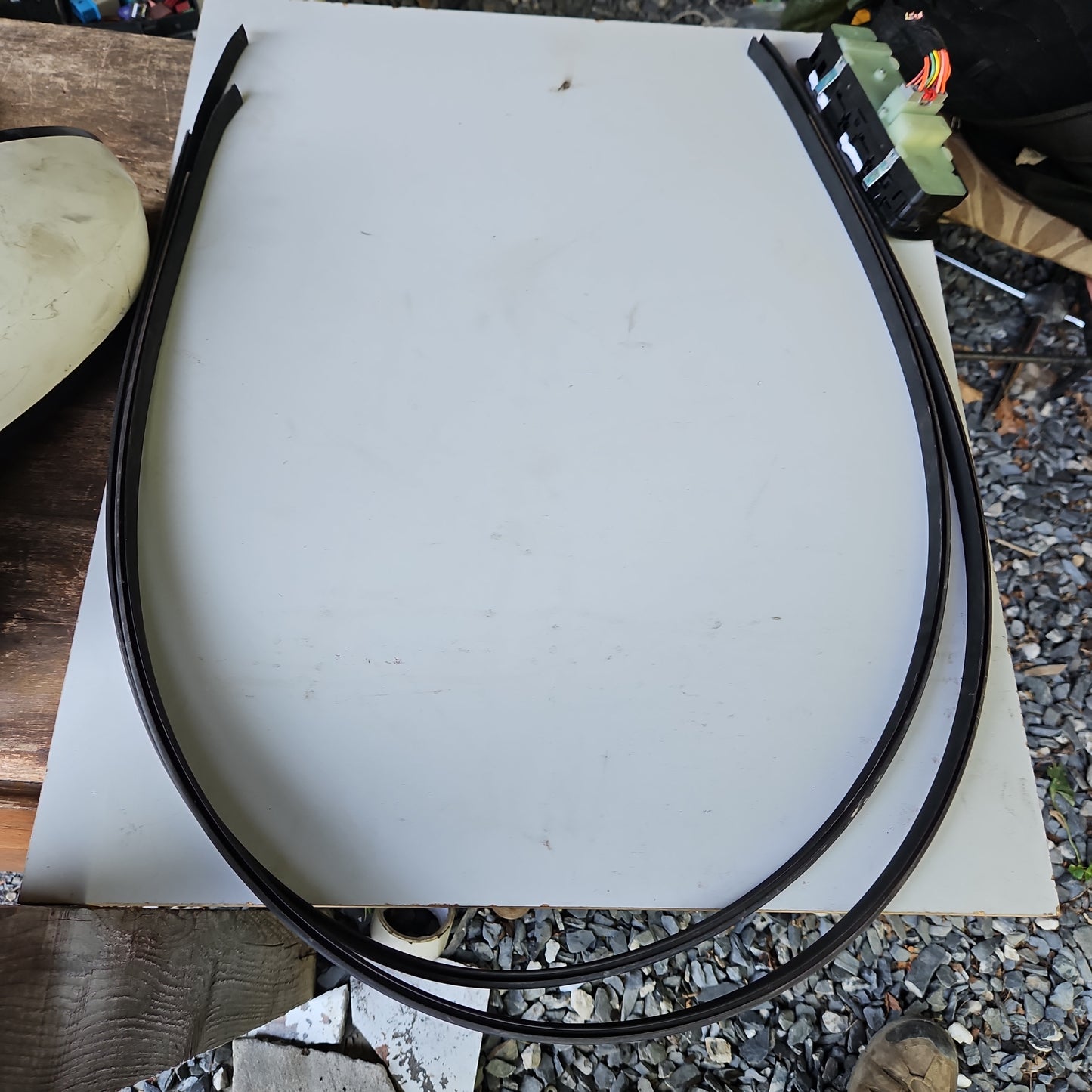 Platina Goma Techo [4ptas] Toyota Yaris 2000 2005