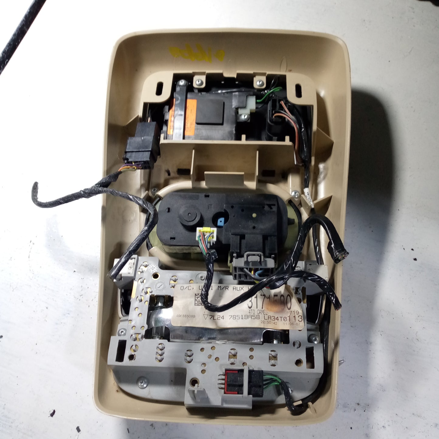 Consola Techo Lámpara Luz Trasero Ford Explorer Sportrack