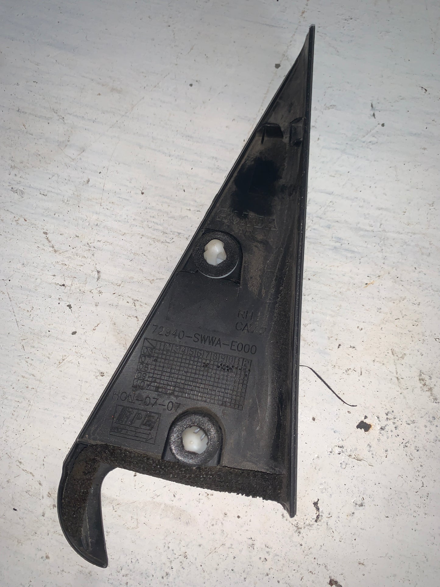 Tapa Triangulo Interno Trasero Honda CRV 2007 2011
