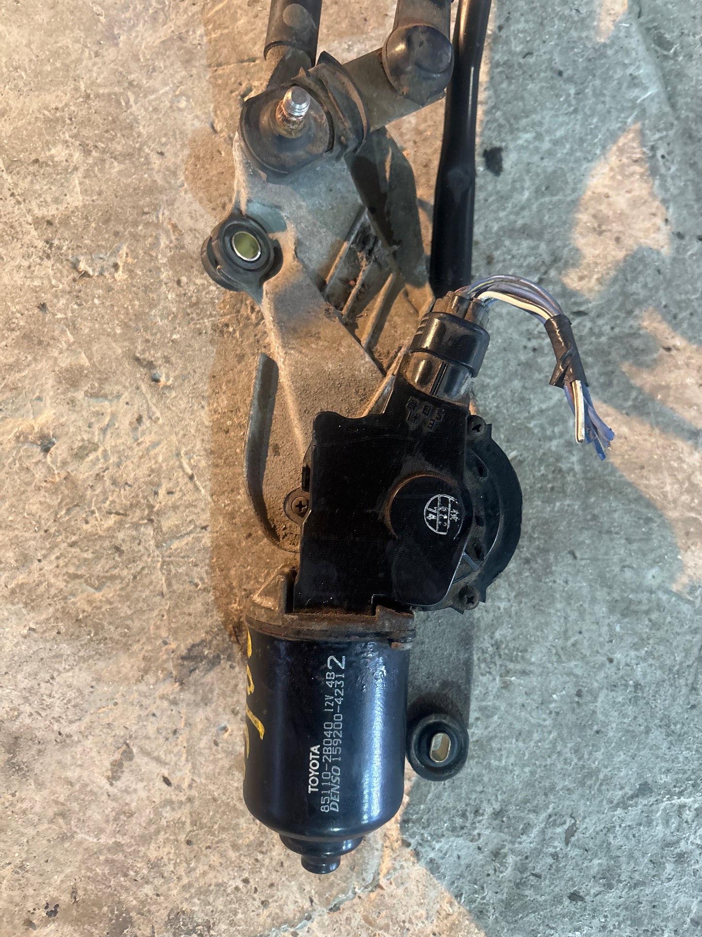 Motor Brazo Limpia Parabrisa Civic 2001 2005 Delantero