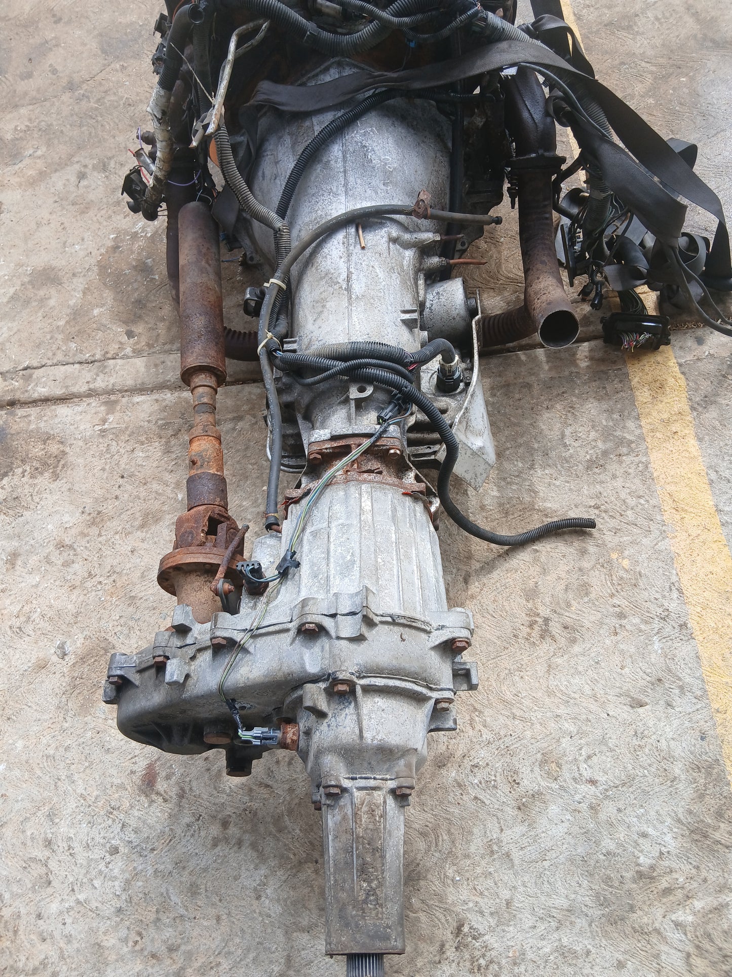 Motor y Caja 5.7 Chevrolet Tapa Rayada TBI 1992 1995