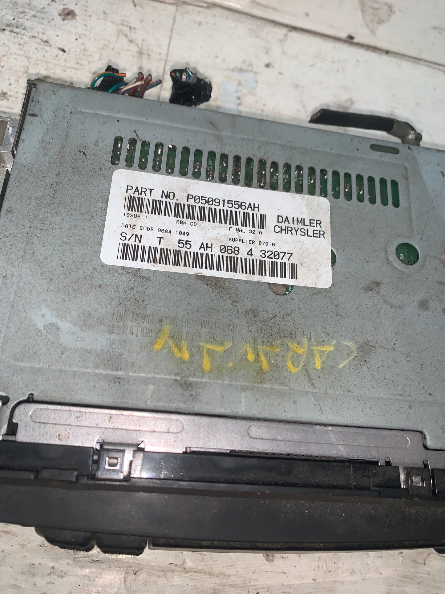 Radio Dodge Caravan 2003 2007