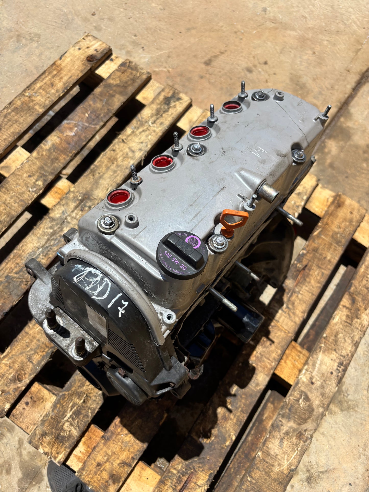 Motor 7/8 Honda Civic 2001 2005  D17 1.7L NO VTEC