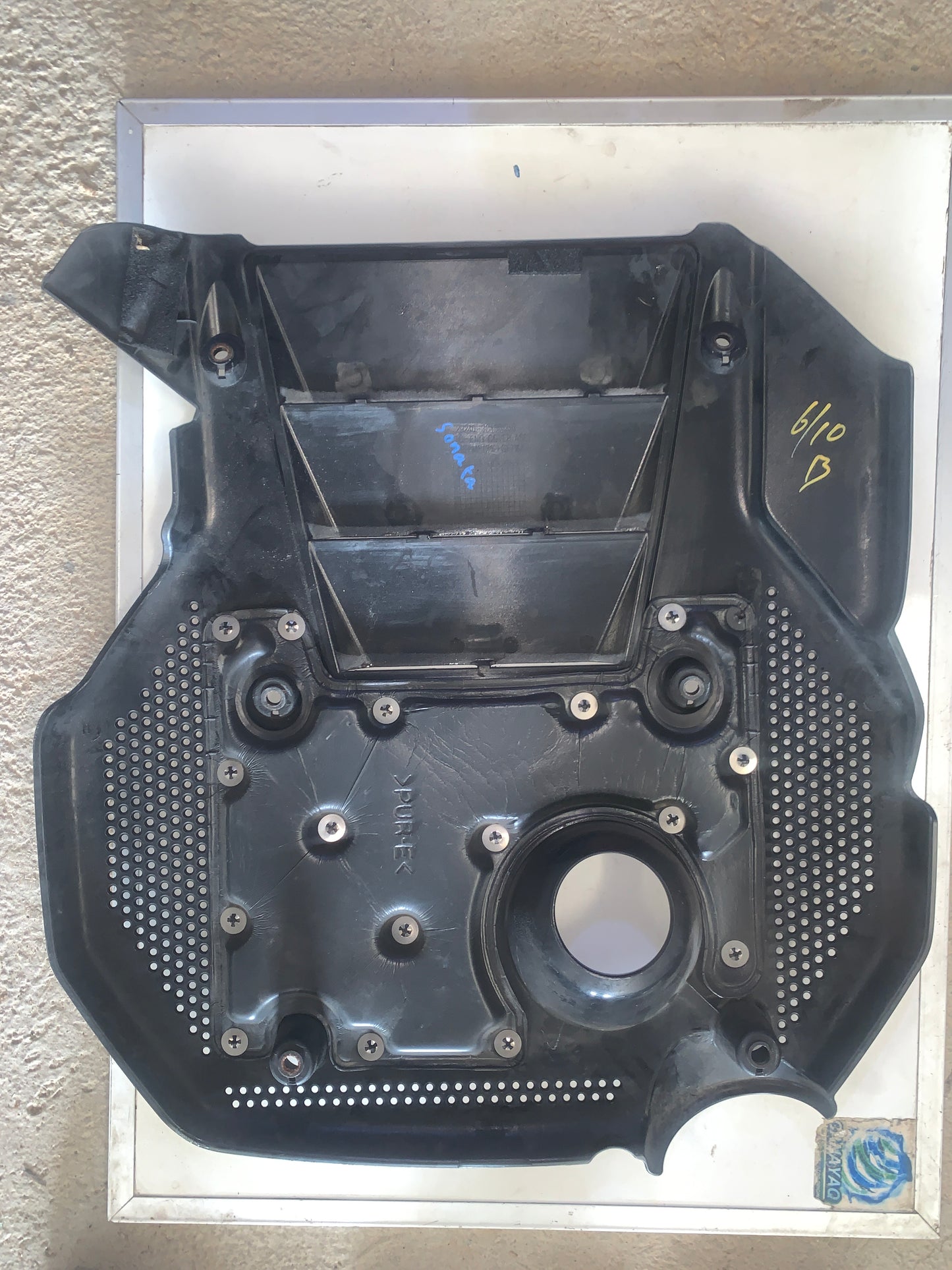 Embellecedor Motor Hyundai Sonata V6 3.3 2005 2008