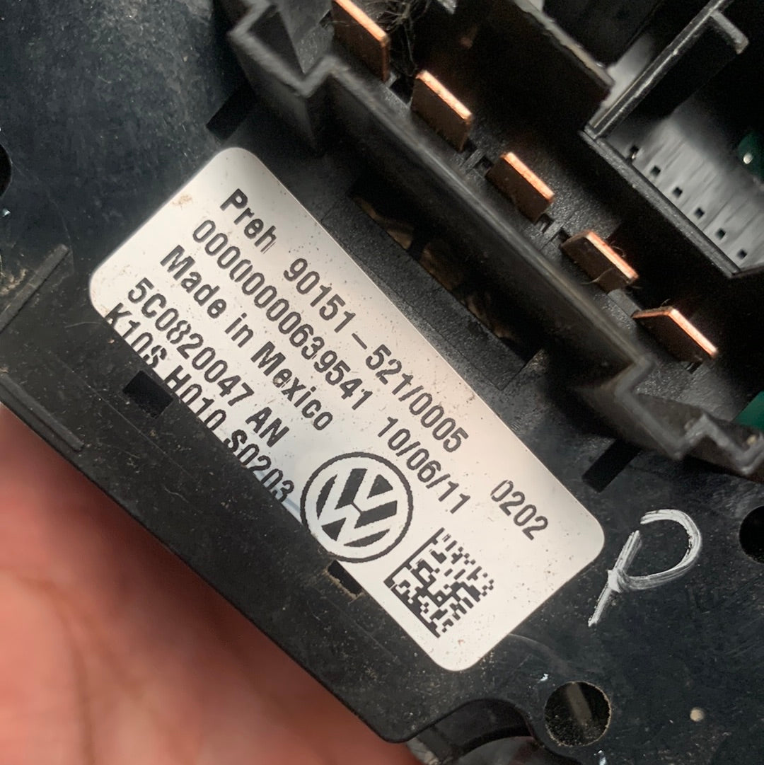 Mando Aire Acondicionado Volkswagen Jetta 2012