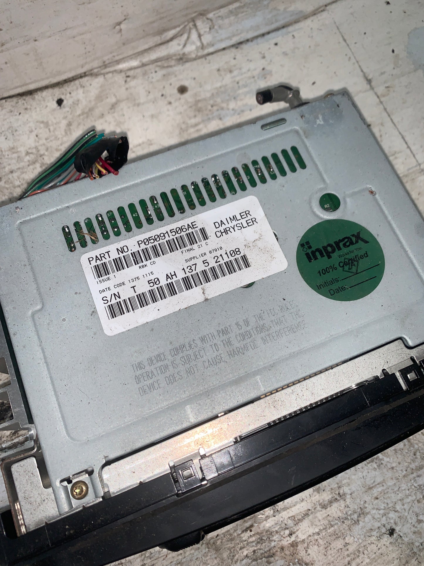 Radio Jeep Liberty KJ 2003 2006