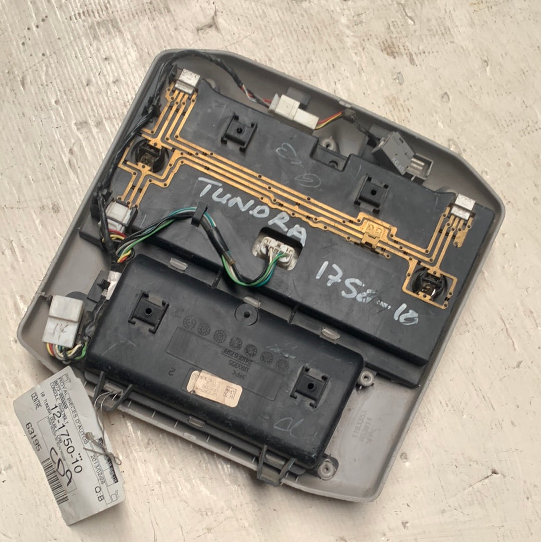 Consola Lampara Luz Techo Quemacoco Toyota Tundra 2006 2010