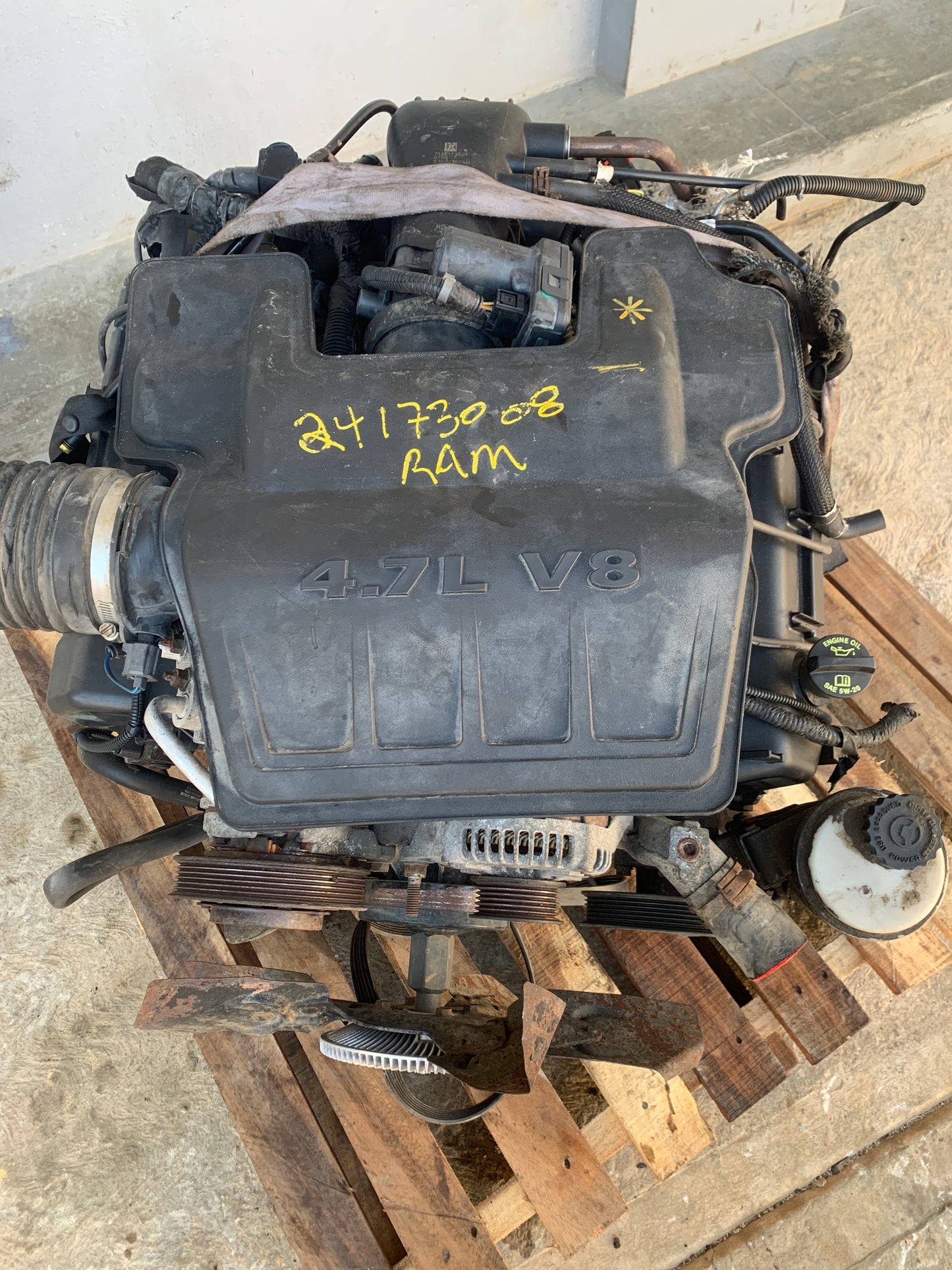 Motor Dodge RAM 4.7L V8 16 Bujias 2008
