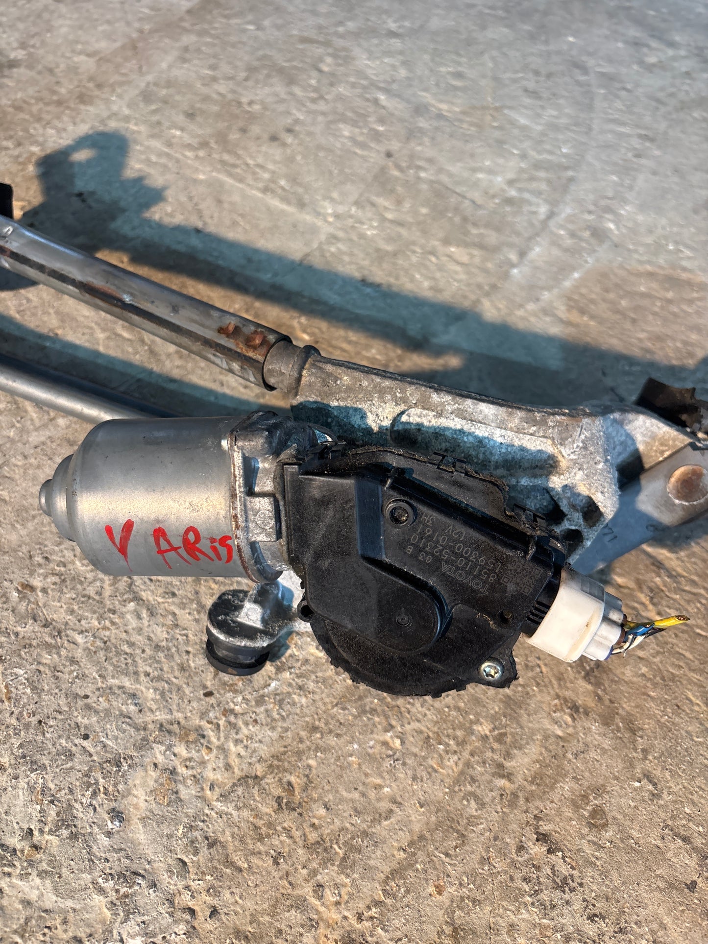 Motor Brazo Limpia Parabrisa Toyota Yaris 2007 2009