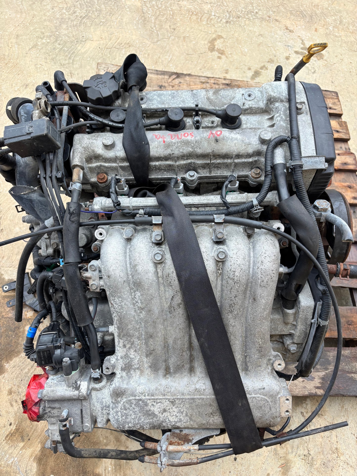 Motor Santa Fe Kia Sportage Sonata Optima 2005 2007 2.5 2.7L