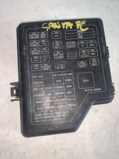 Tapa Fusilera Motor Hyundai Santa Fe 2001 2006