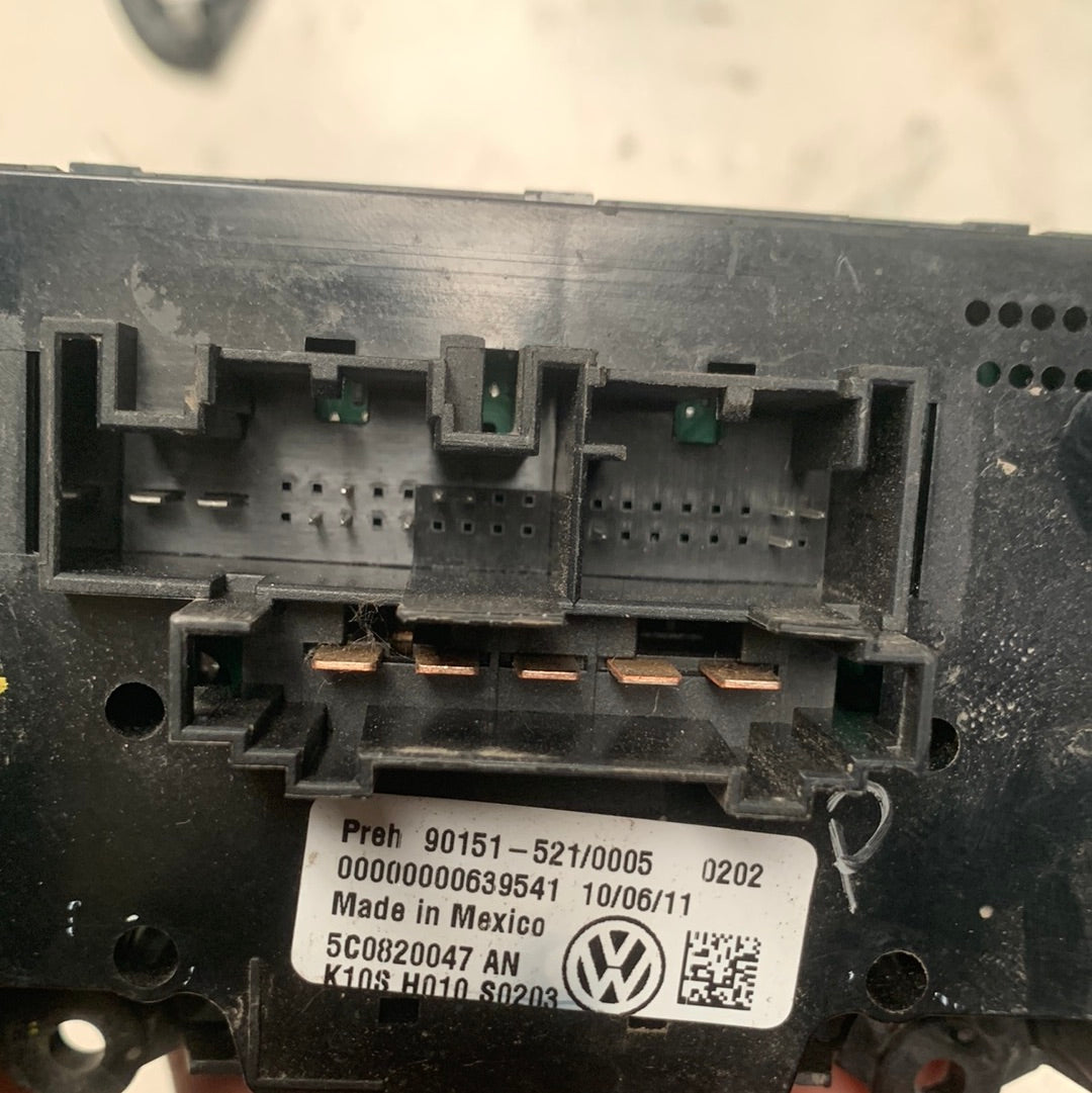 Mando Aire Acondicionado Volkswagen Jetta 2012