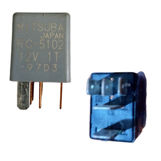 Rele Relay 5 Patas 12v 20amp Honda Mitsuba Original (Gris)