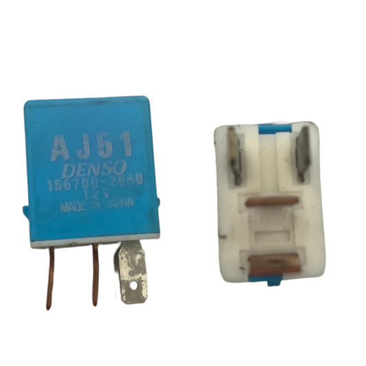 Rele Relay Mediano 4 Patas 12v 20amp Azul AJ51