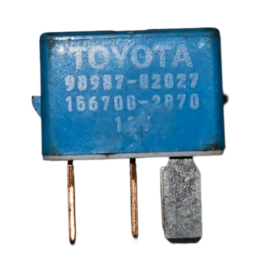 Rele Relay 4 Patas 12v 20amp Toyota (Azul)