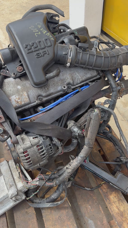Motor Chevrolet Cavalier 2000 2.2L Tapa Lisa