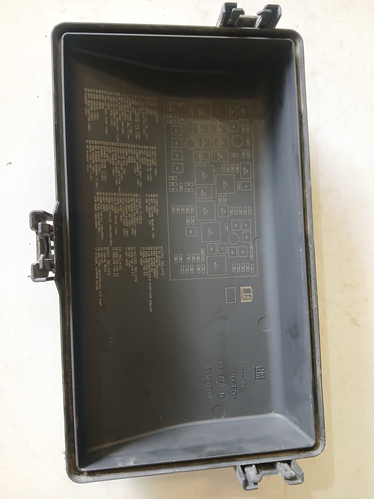 Tapa Fusilera Chevrolet Orlando