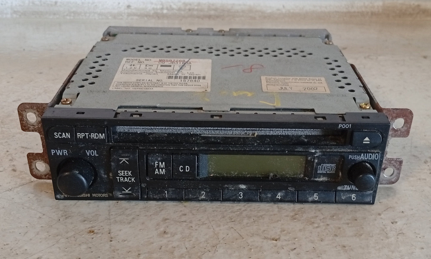 Radio Original Mitsubishi Lancer 2002 2006
