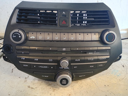 Mando Aire Acondicionado Radio Honda Accord 2008 2010