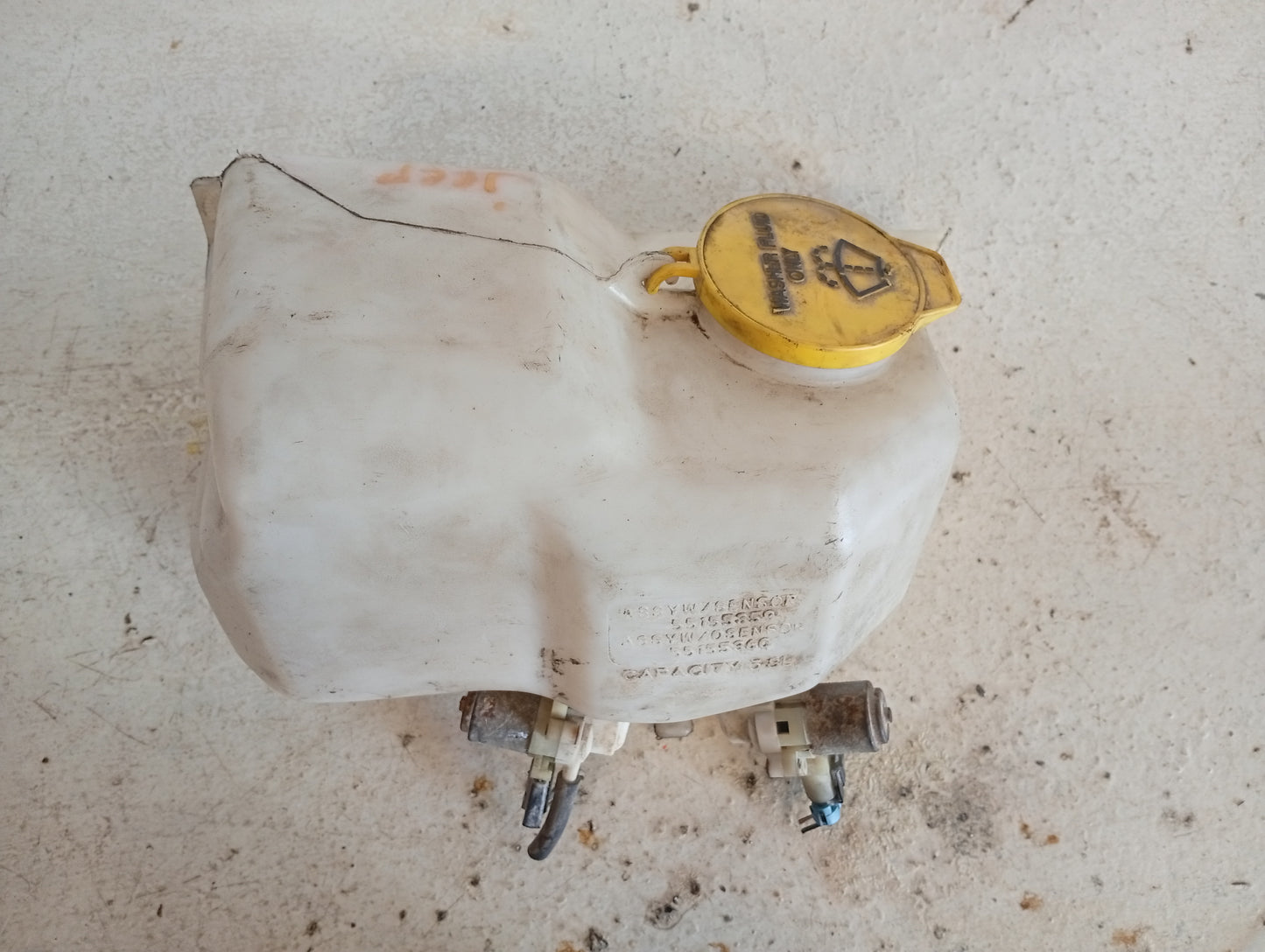 Envase Deposito Agua Limpiaparabrisa Jeep Grand Cherokee 1993 1998
