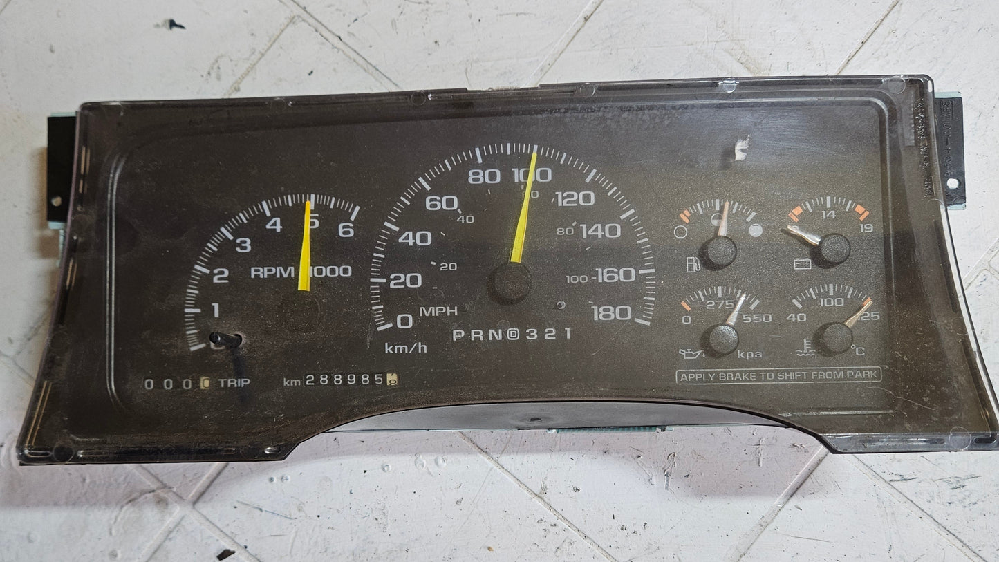 Cluster Chevrolet GMC Suburban Silverado 1997 2000
