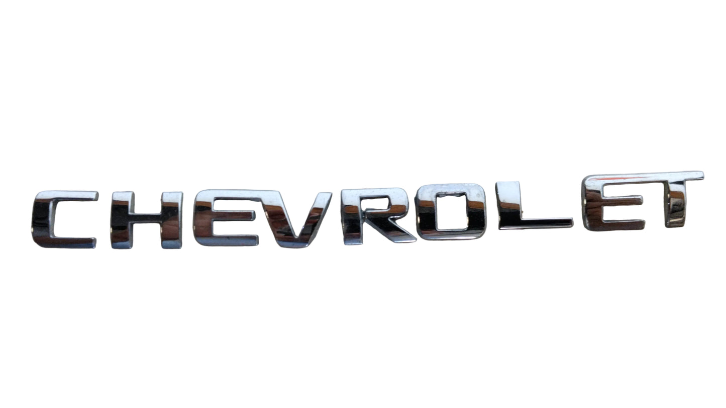 Emblema Letra Chevrolet