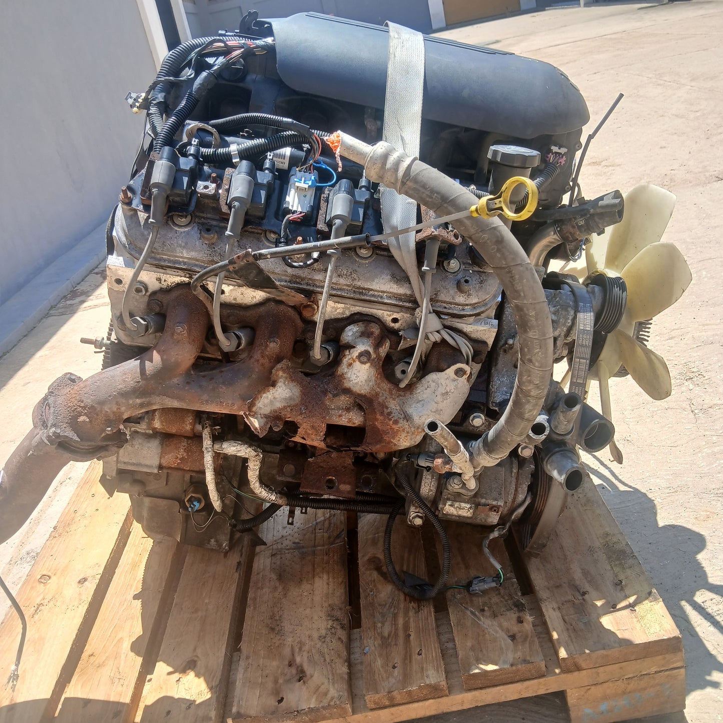 Motor Chevrolet Silverado 2002 5.3L Vortec Taquete Mecanico Cara e Diablo