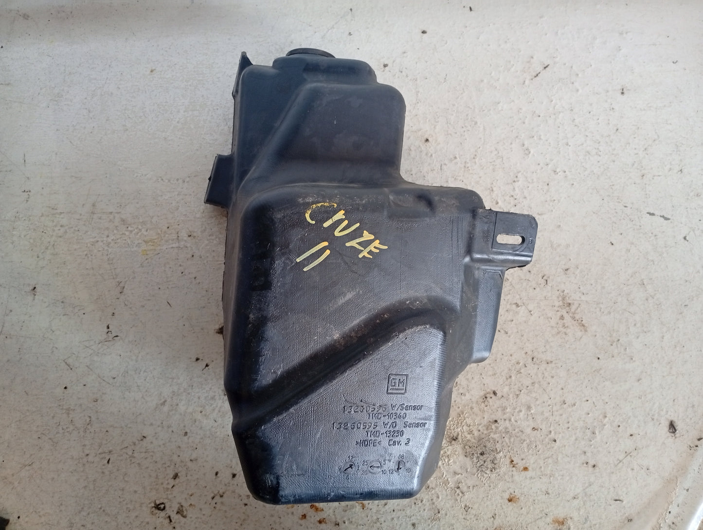 Envase Deposito Agua Limpiaparabrisas Chevrolet Cruze 2011