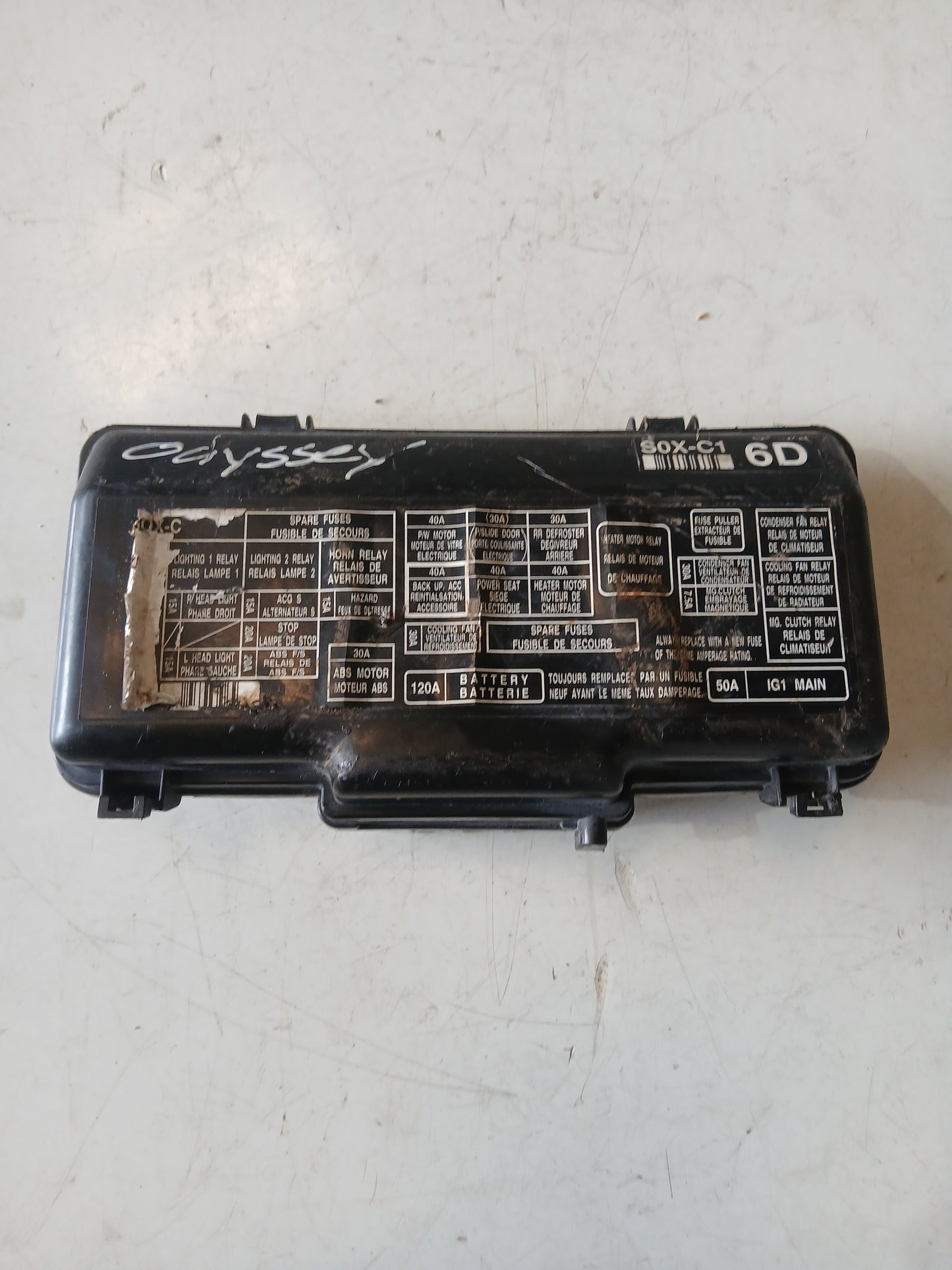 Tapa Fusilera Honda Odyssey 1999 2004